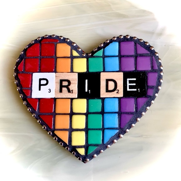PRIDE Mosaic set of coasters (4) - Picture 2 of 4